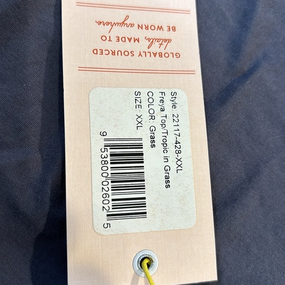 Persifor tropical flora gauze tunic - Picture 7 of 9